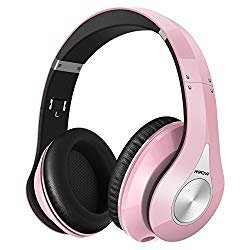 Mpow 059 Bluetooth Headphones Over Ear, Hi-Fi Stereo Wireless Headset, Foldable, Soft Memory-Protein Earmuffs, w/Built-in Mic Wired Mode PC/Cell Phones/TV