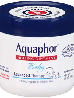 Aquaphor Baby Healing Ointment Advanced Therapy Skin Protectant, 14 Ounce, Pack of 2